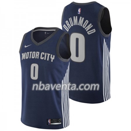 Camiseta Hombre Detroit Pistons Andre Drummond 0 Nike City Edition Swingman